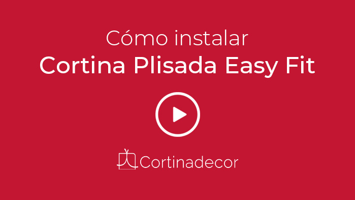 Vídeo instalación cortinas plisadas easy fit