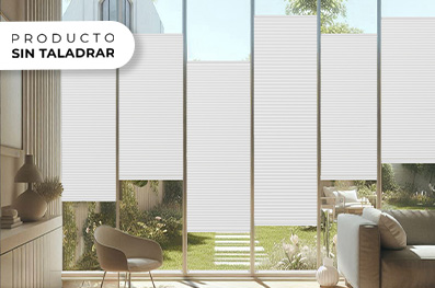 Cortinas plisadas Estores para cortinas de cristal