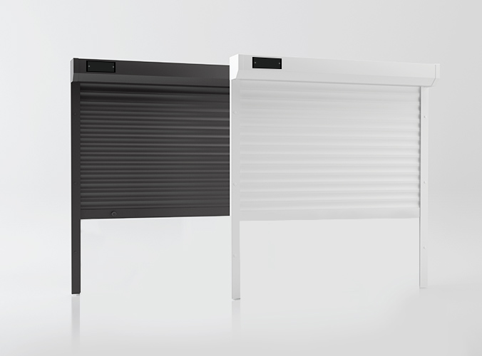 External motorized aluminum rolling shutter 3